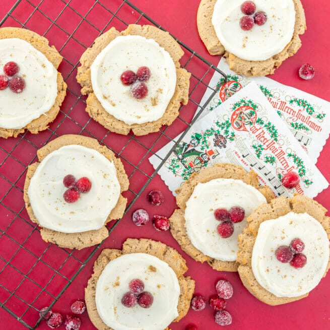 Gingerbread SMASH Cookies