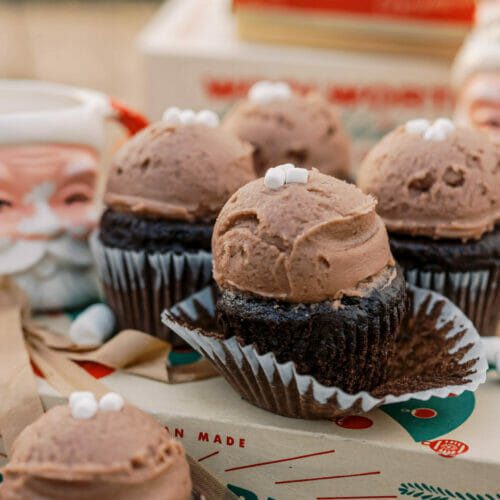 Hot Cocoa Cupcakes